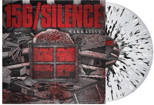 156/Silence: Narrative - Clear with Black & Bone Splatter